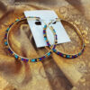 Shop Online Now. Bangle Earrings with Multi Colour Beads. Delivery Across Pakistan.