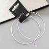 Circle Shape Medium Size Hoop Earring for Women